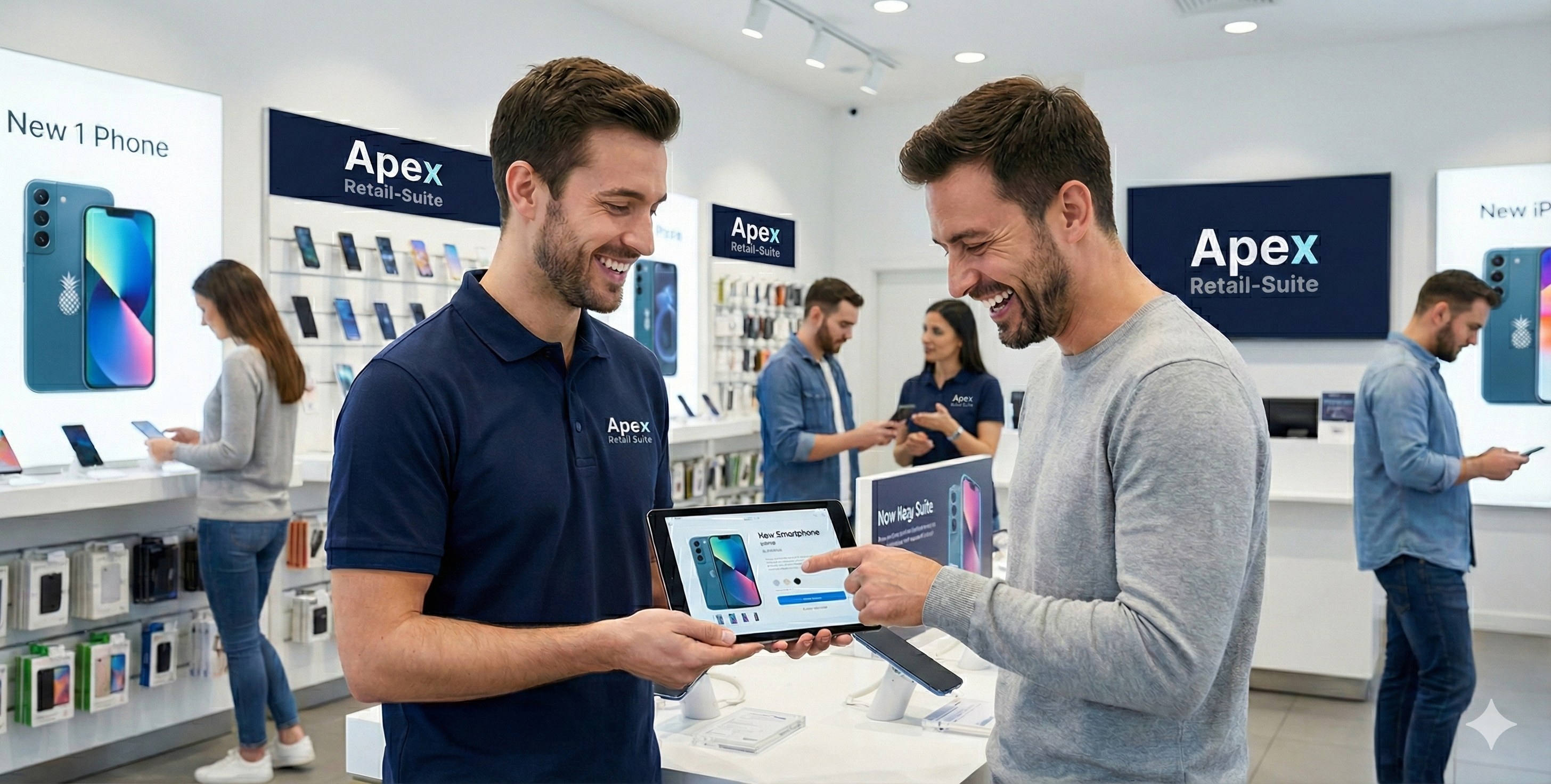 A team of sales professionals collaborating